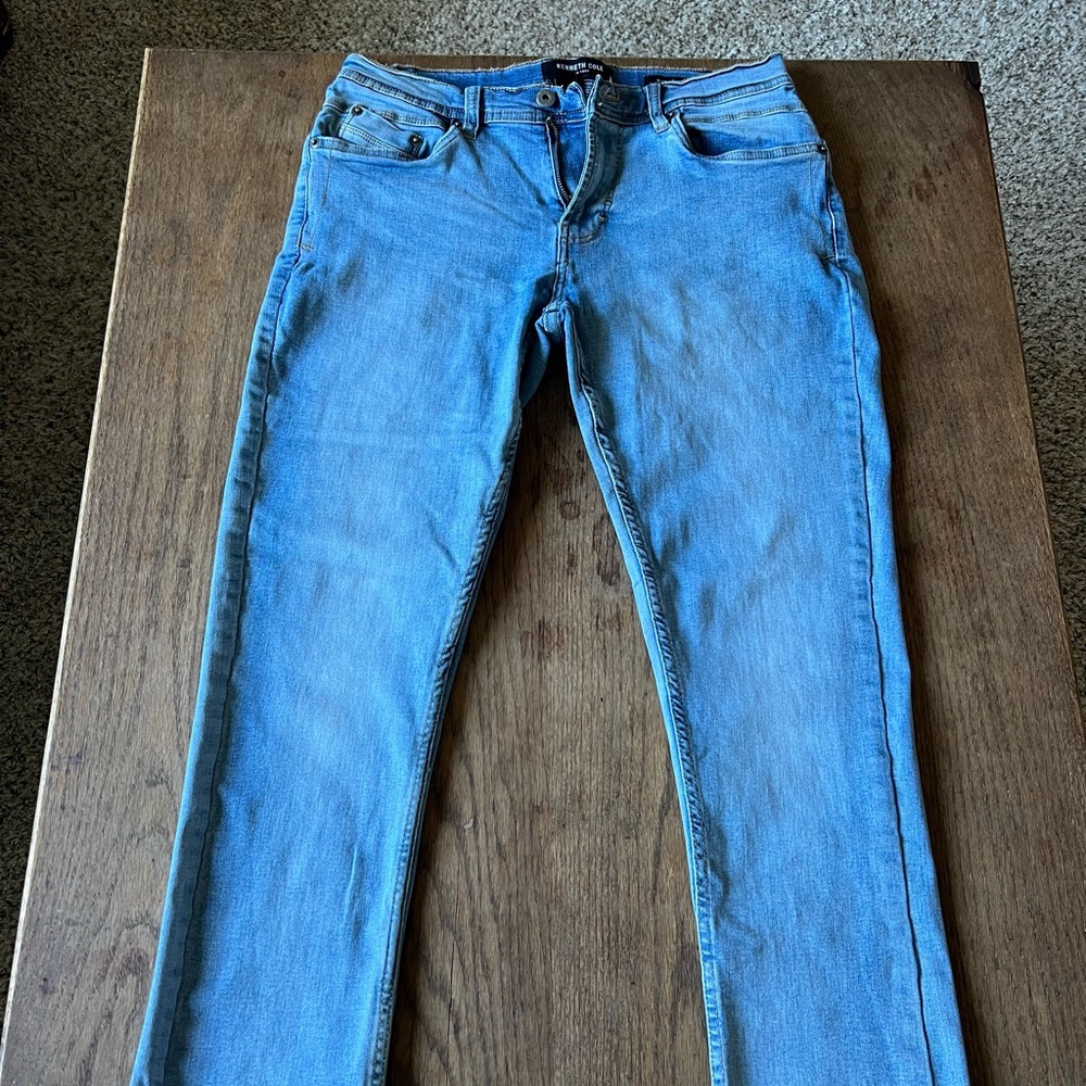 Kenneth Cole Light Blue Jeans Slim Fit